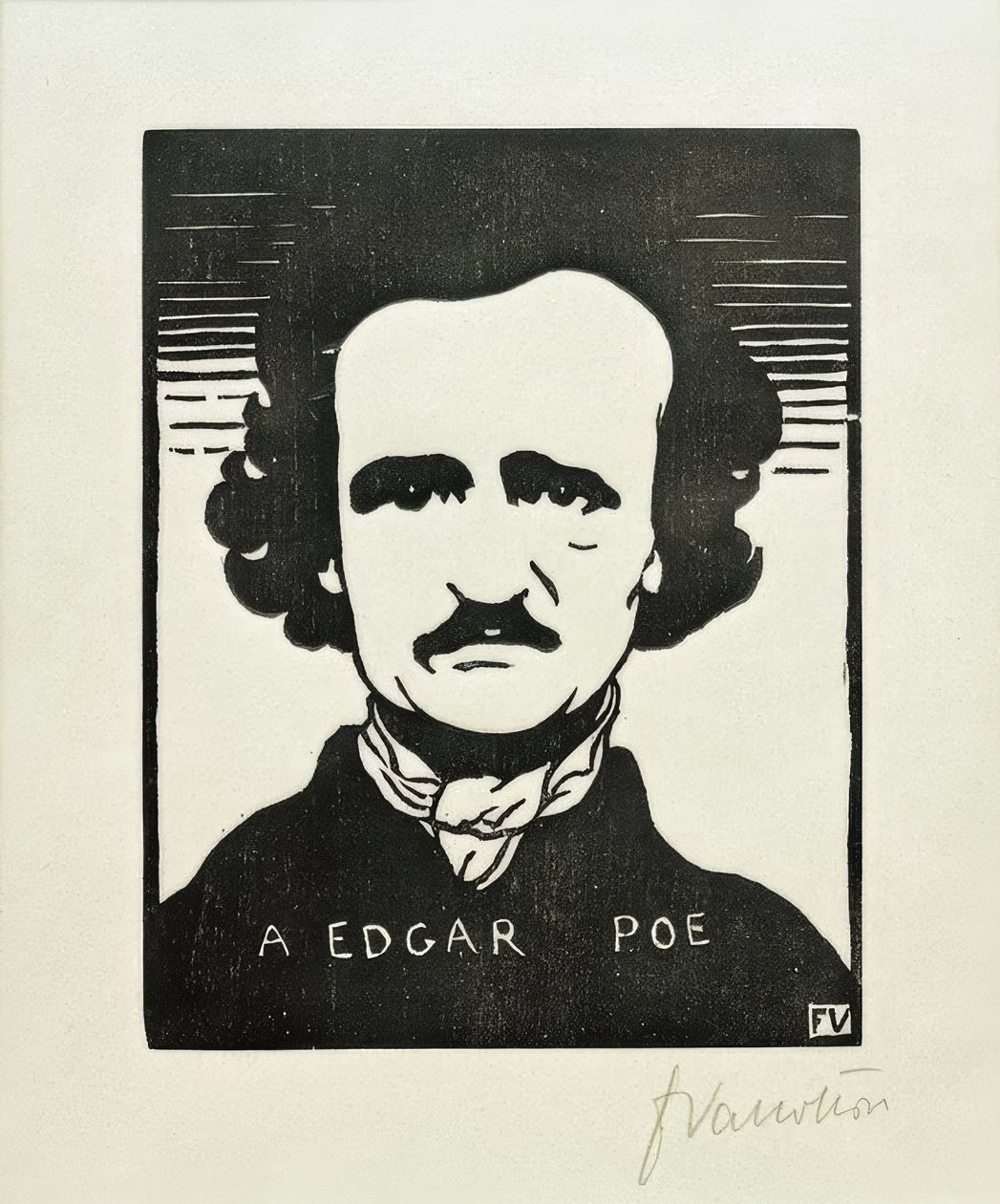 Um Edgar Poe de Felix Edouard Vallotton