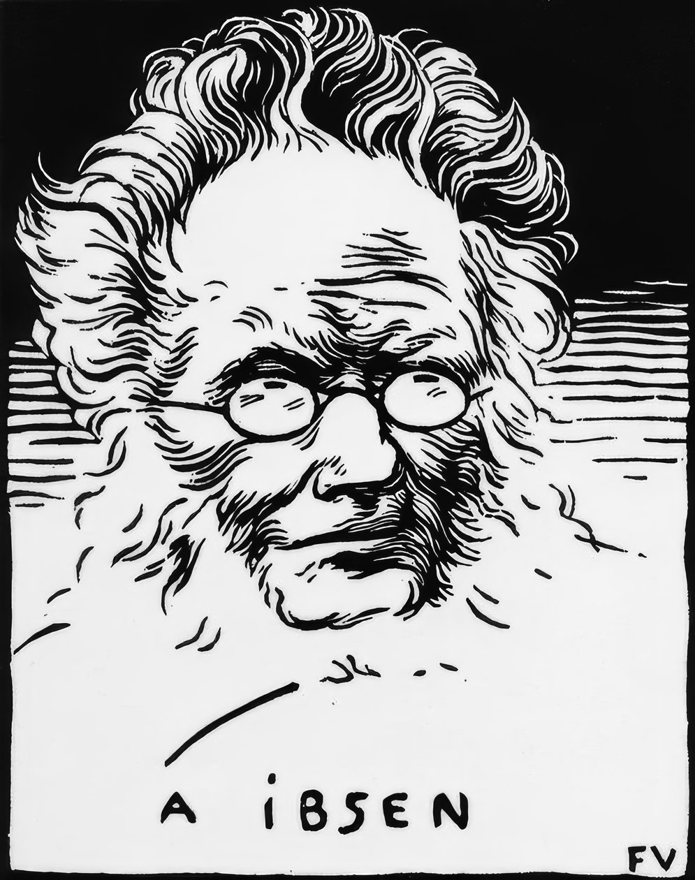 Um Ibsen (para Ibsen) de Felix Edouard Vallotton