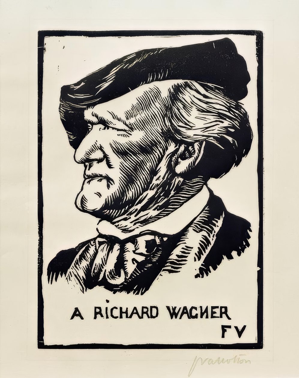 Richard Wagner de Felix Edouard Vallotton