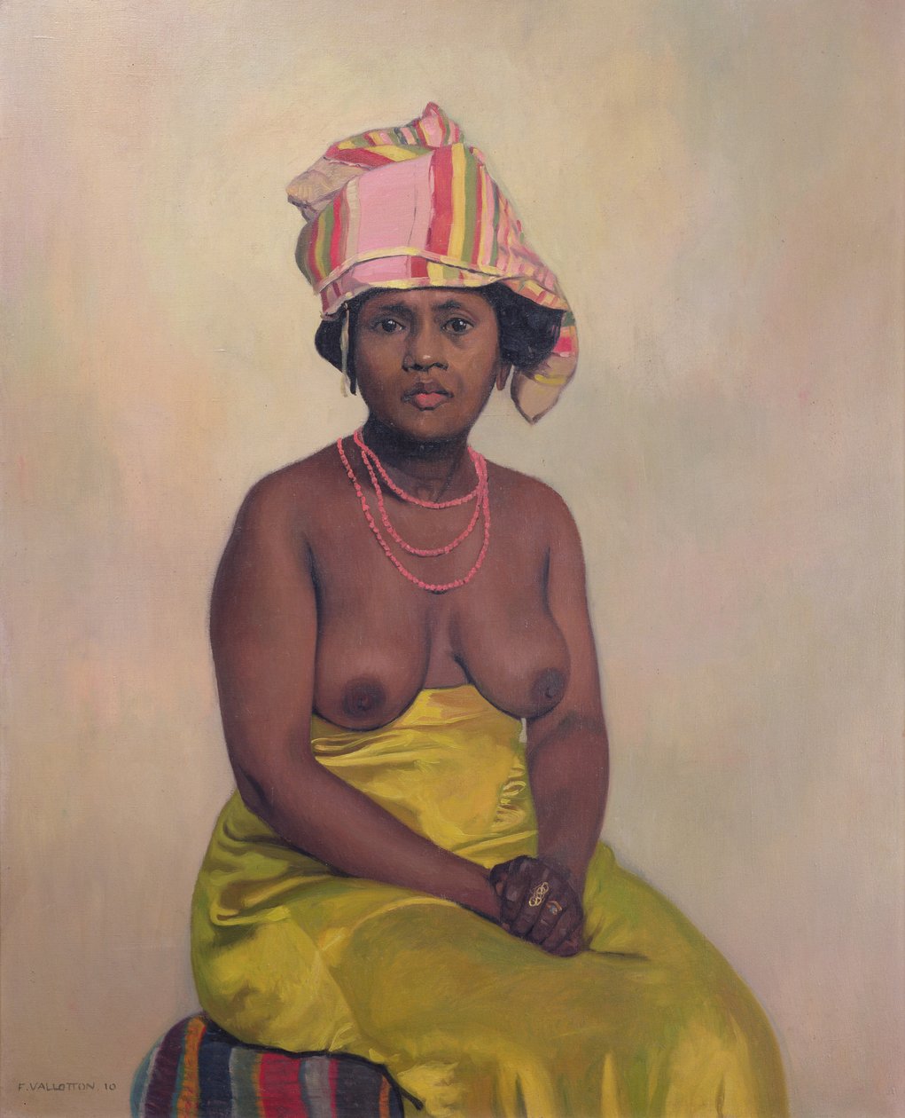 Mulher africana, 1910 de Felix Edouard Vallotton