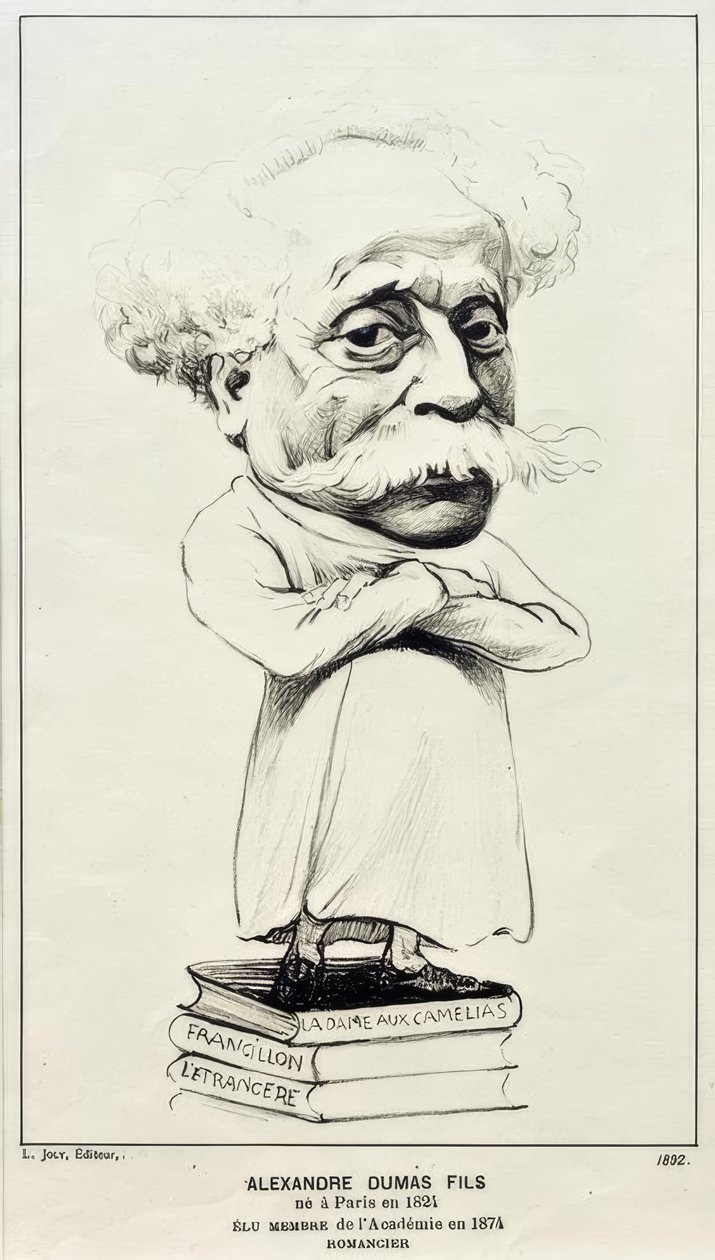 Alexandre Dumas Son de Felix Edouard Vallotton