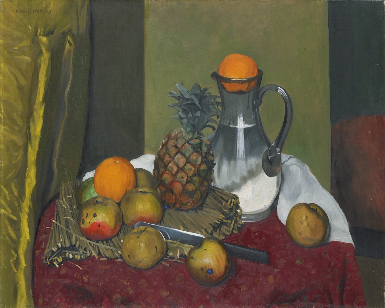 Maçãs e um abacaxi, 1923 de Felix Edouard Vallotton