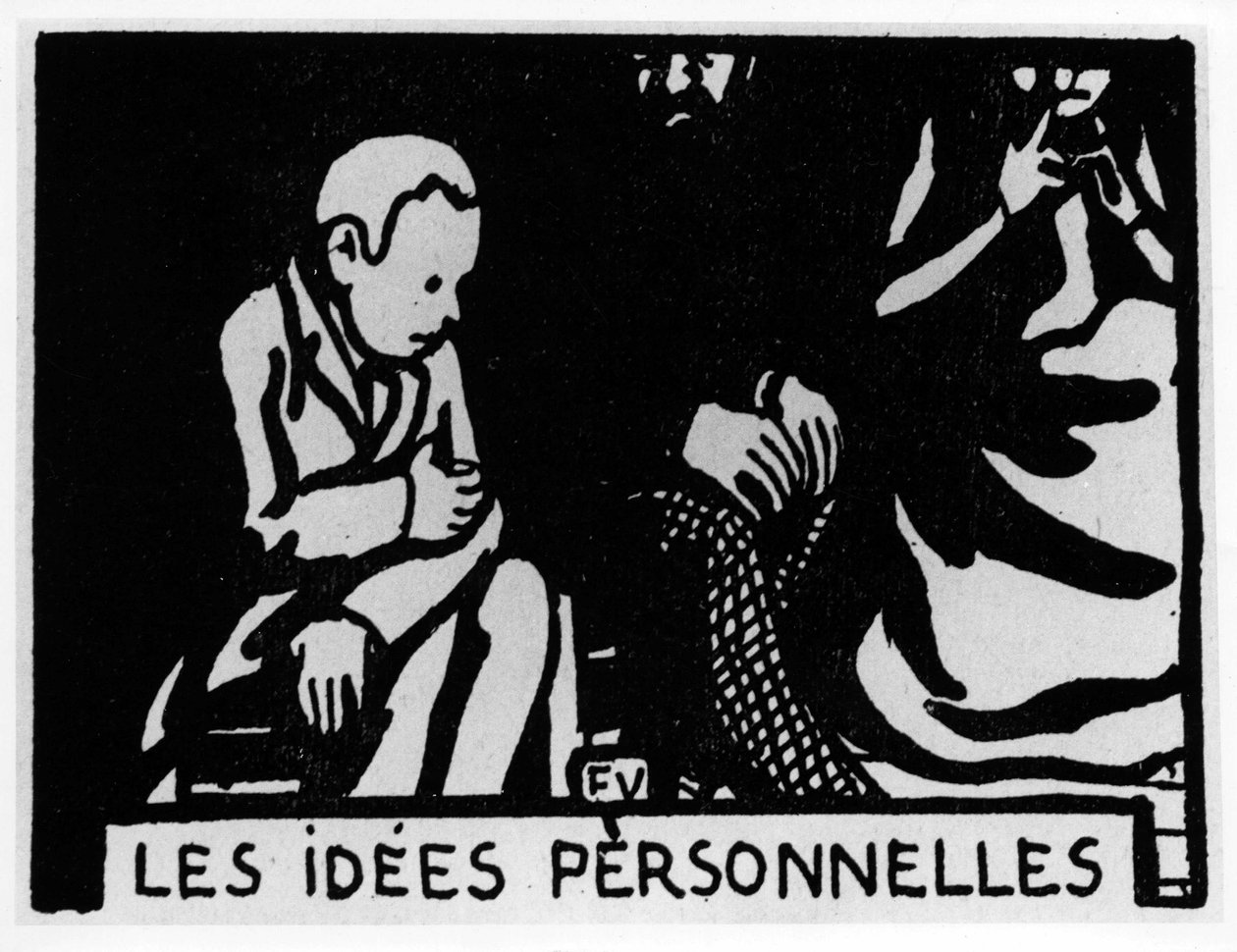 Cabeça de cenoura: "ideias pessoais" escrito por Jules Renard, ed. Flammarion (ilustração) de Felix Edouard Vallotton