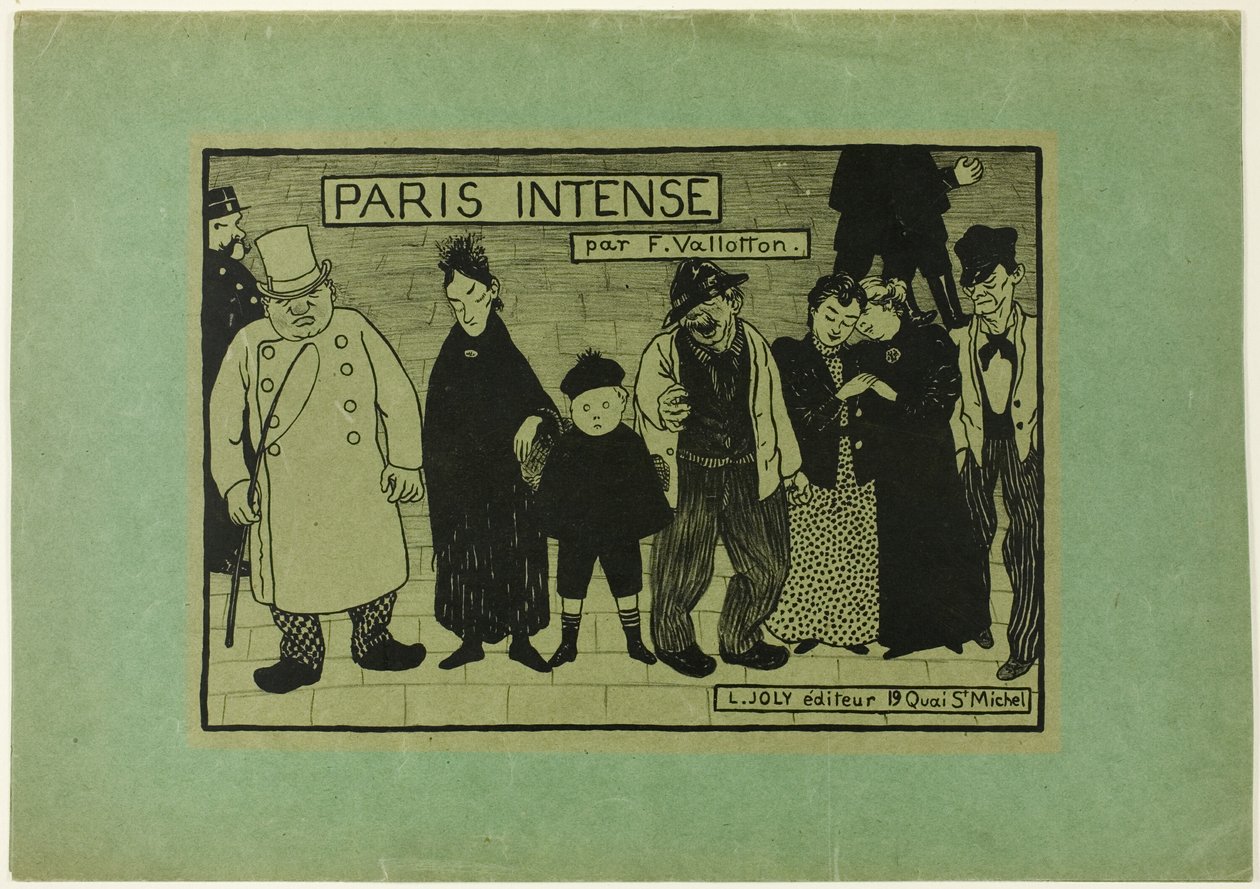 Capa para Paris Intense de Felix Edouard Vallotton