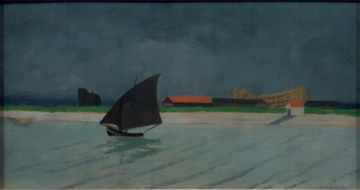 O estuário do Sena (vista do mar) de Felix Edouard Vallotton