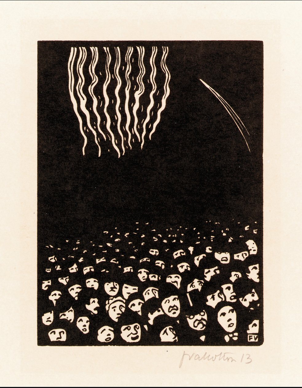 Fogos de artifício de Felix Edouard Vallotton