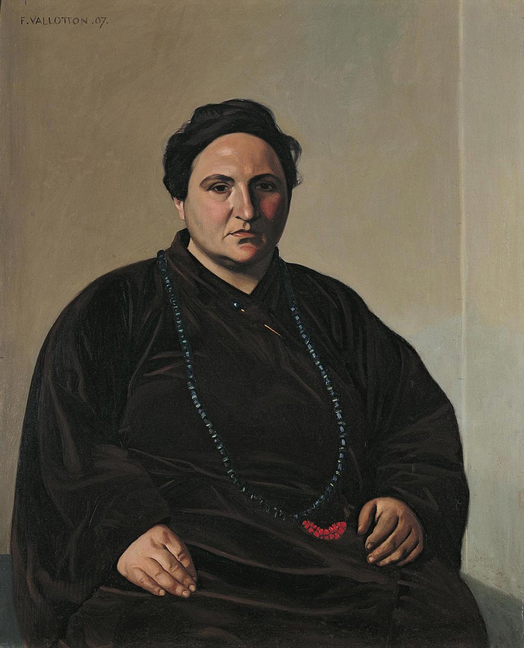 Gertrude Stein, 1907 de Felix Edouard Vallotton