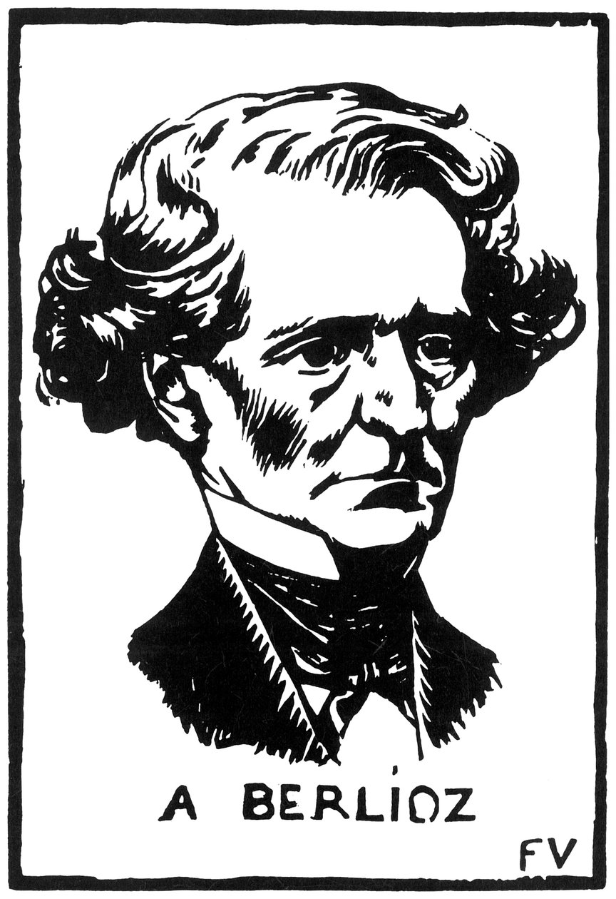 Héctor Berlioz 1803-1869, 1891. de Felix Edouard Vallotton