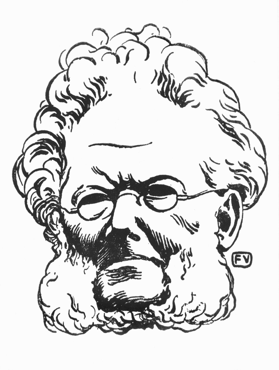 Henrik Ibsen (1828-1906) de Felix Edouard Vallotton