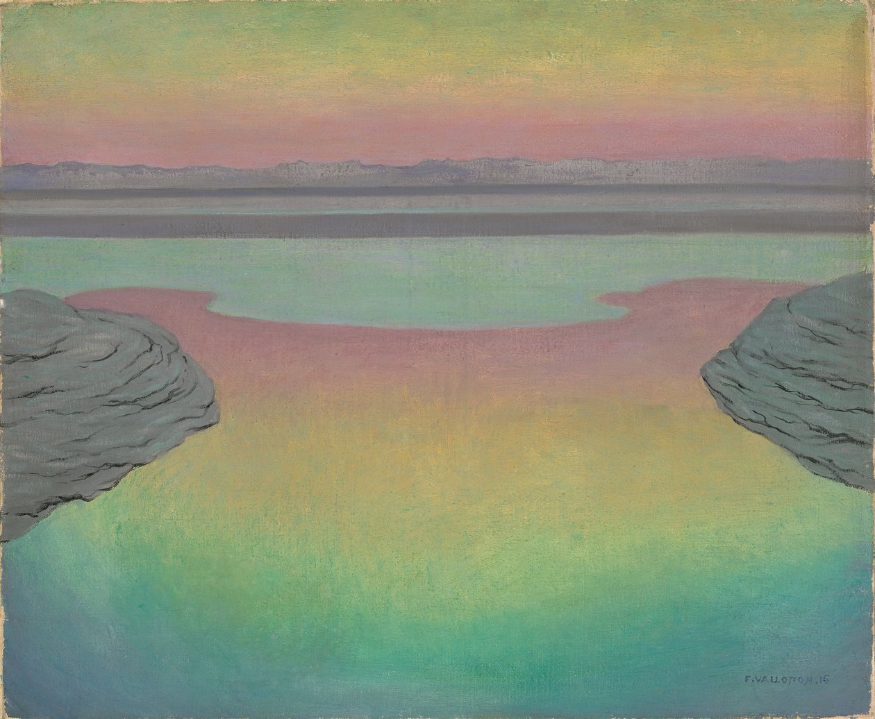 Maré alta na luz da noite, 1915 de Felix Edouard Vallotton