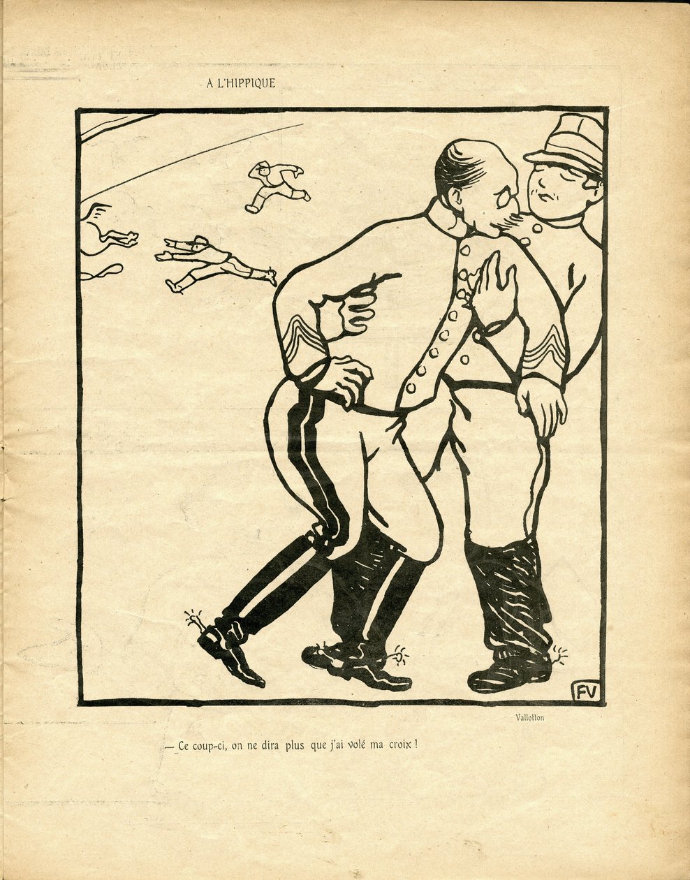 Ilustração de Felix dit Vallotton de Felix Edouard Vallotton