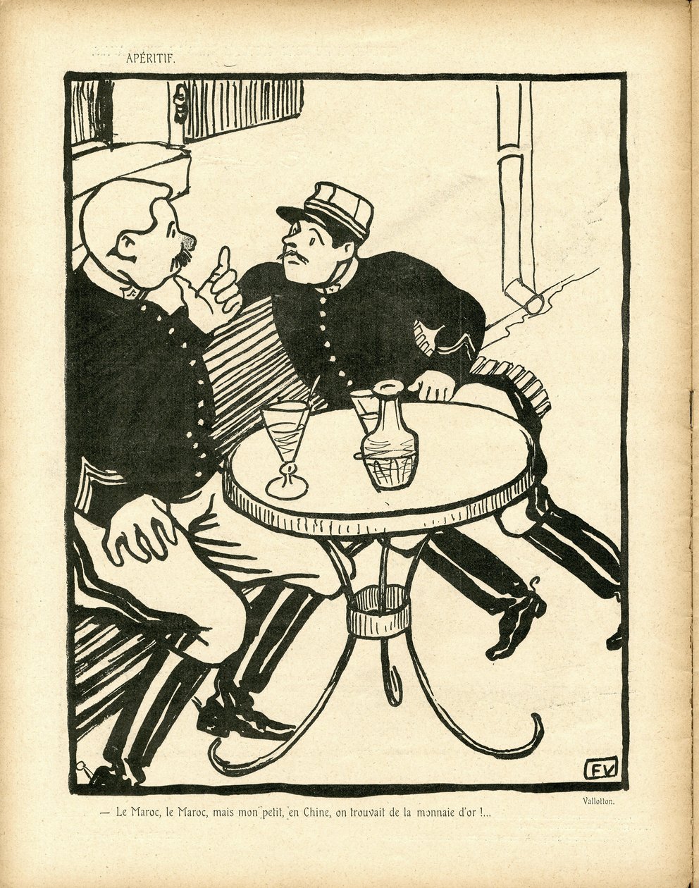 Ilustração de Felix dit Vallotton de Felix Edouard Vallotton