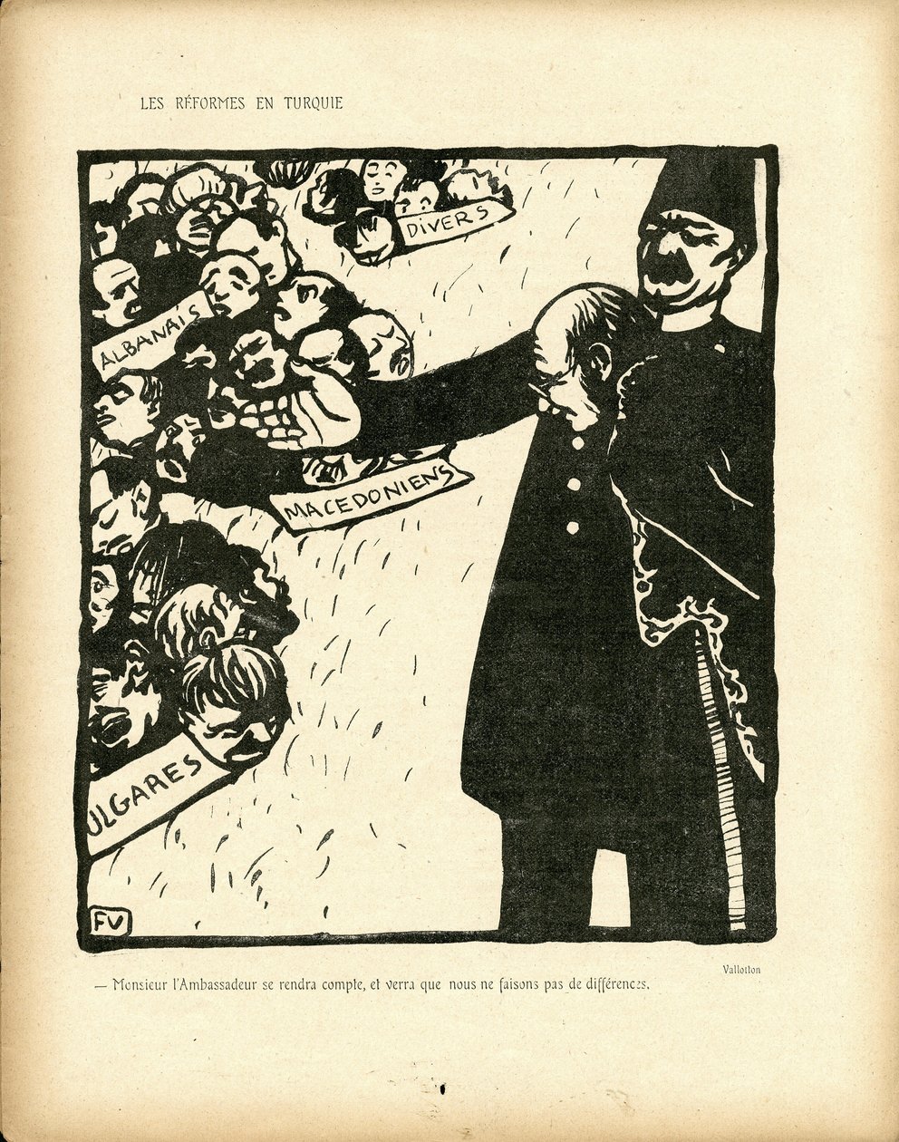 Ilustração de Felix dit Vallotton de Felix Edouard Vallotton