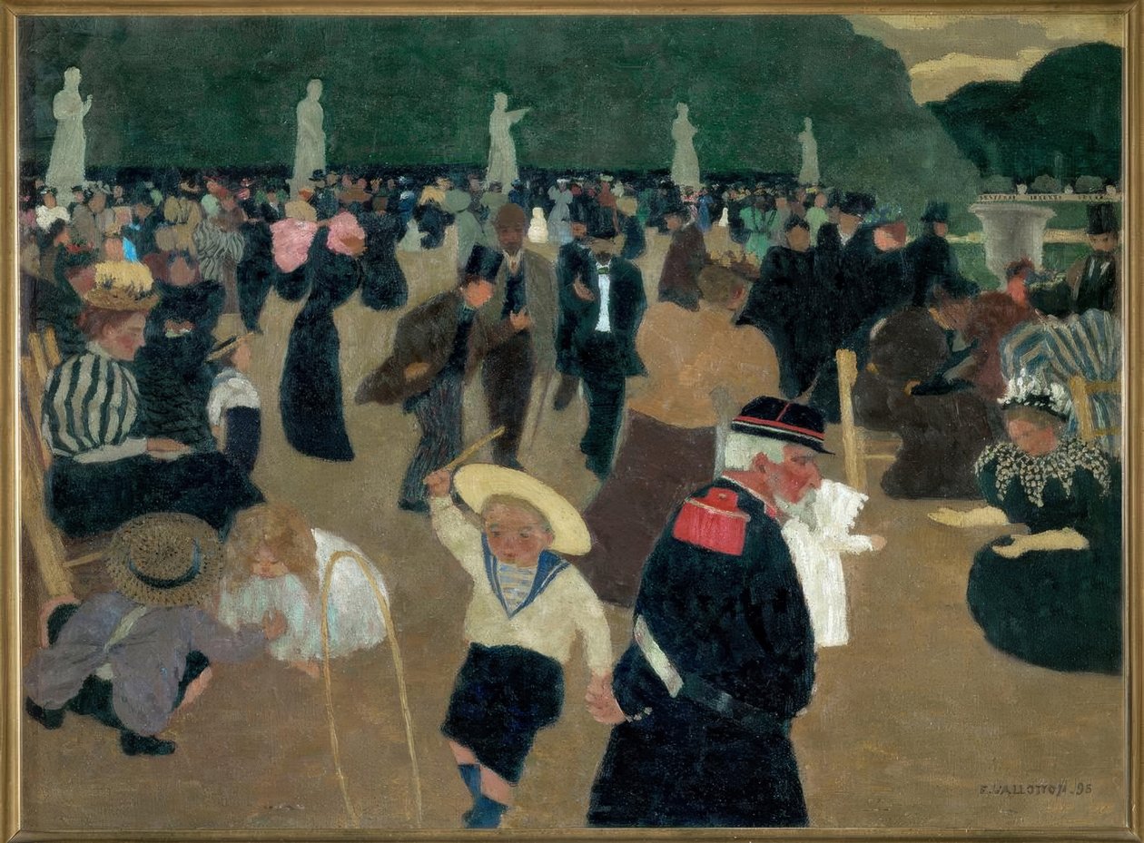 Jardim de Luxemburgo de Felix Edouard Vallotton