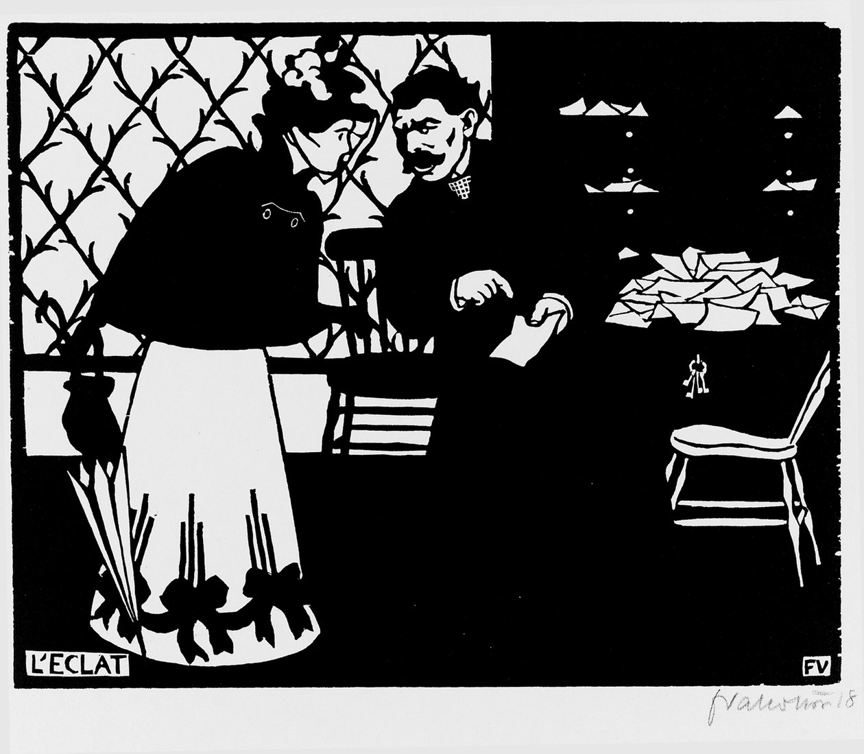 L "Eclat, 1898 de Felix Edouard Vallotton
