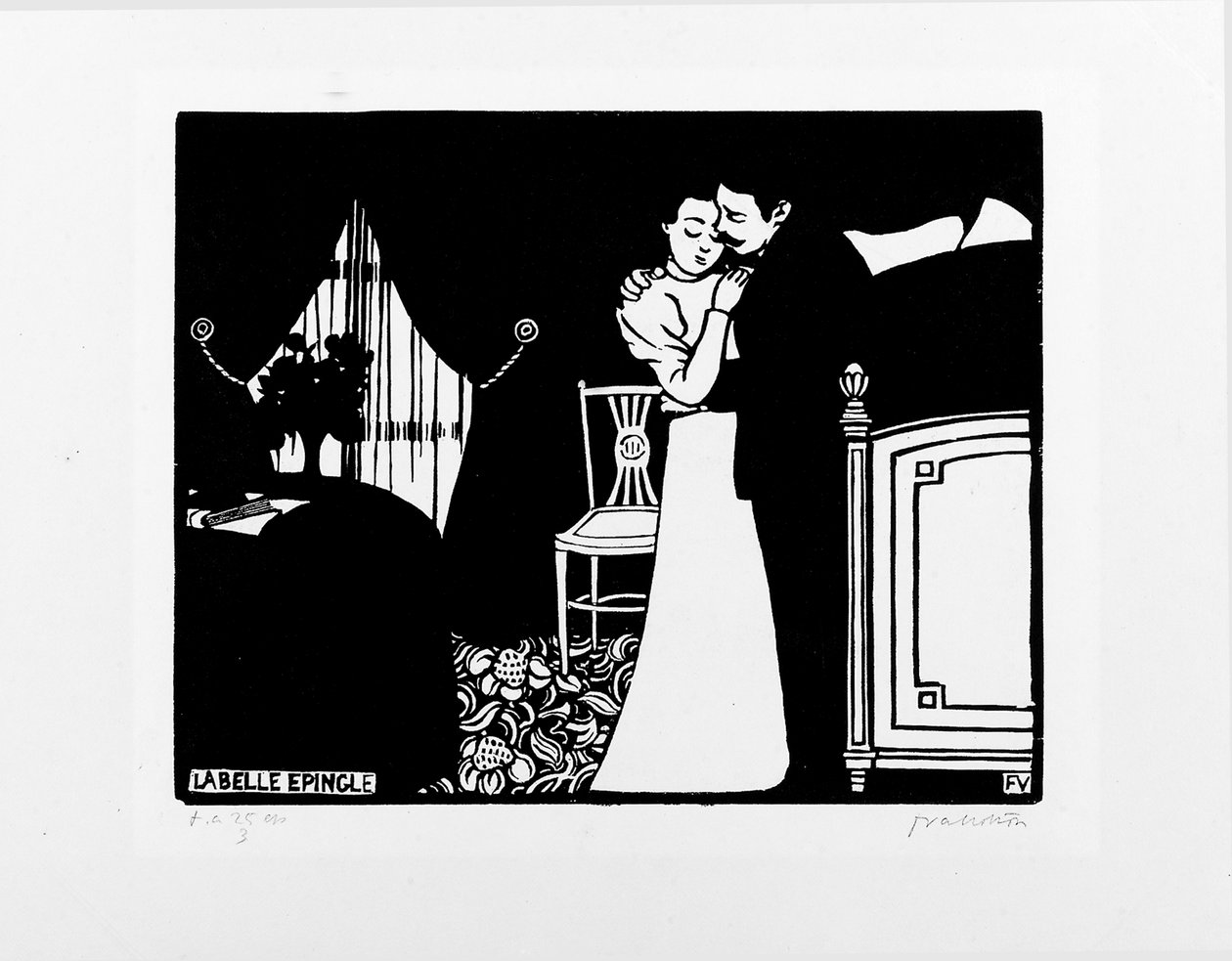 La Belle Epingle, 1897-98 de Felix Edouard Vallotton