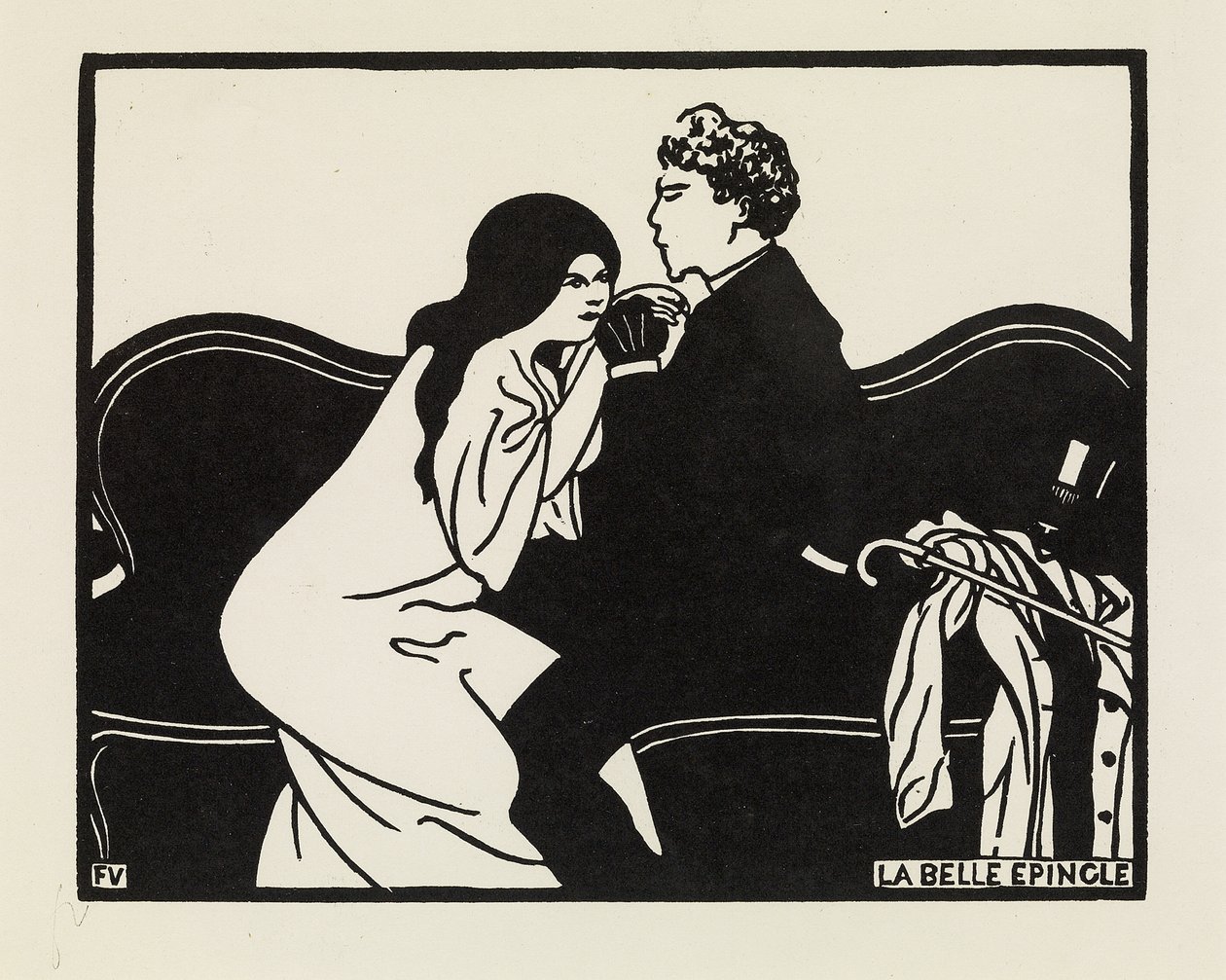La Belle Epingle, 1897 de Felix Edouard Vallotton