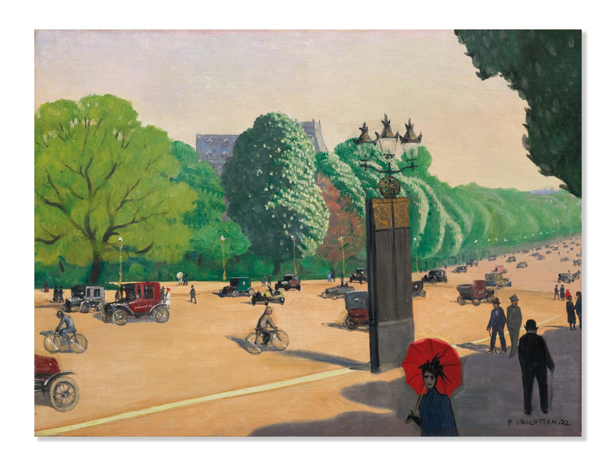 La Porte Dauphine de Felix Edouard Vallotton