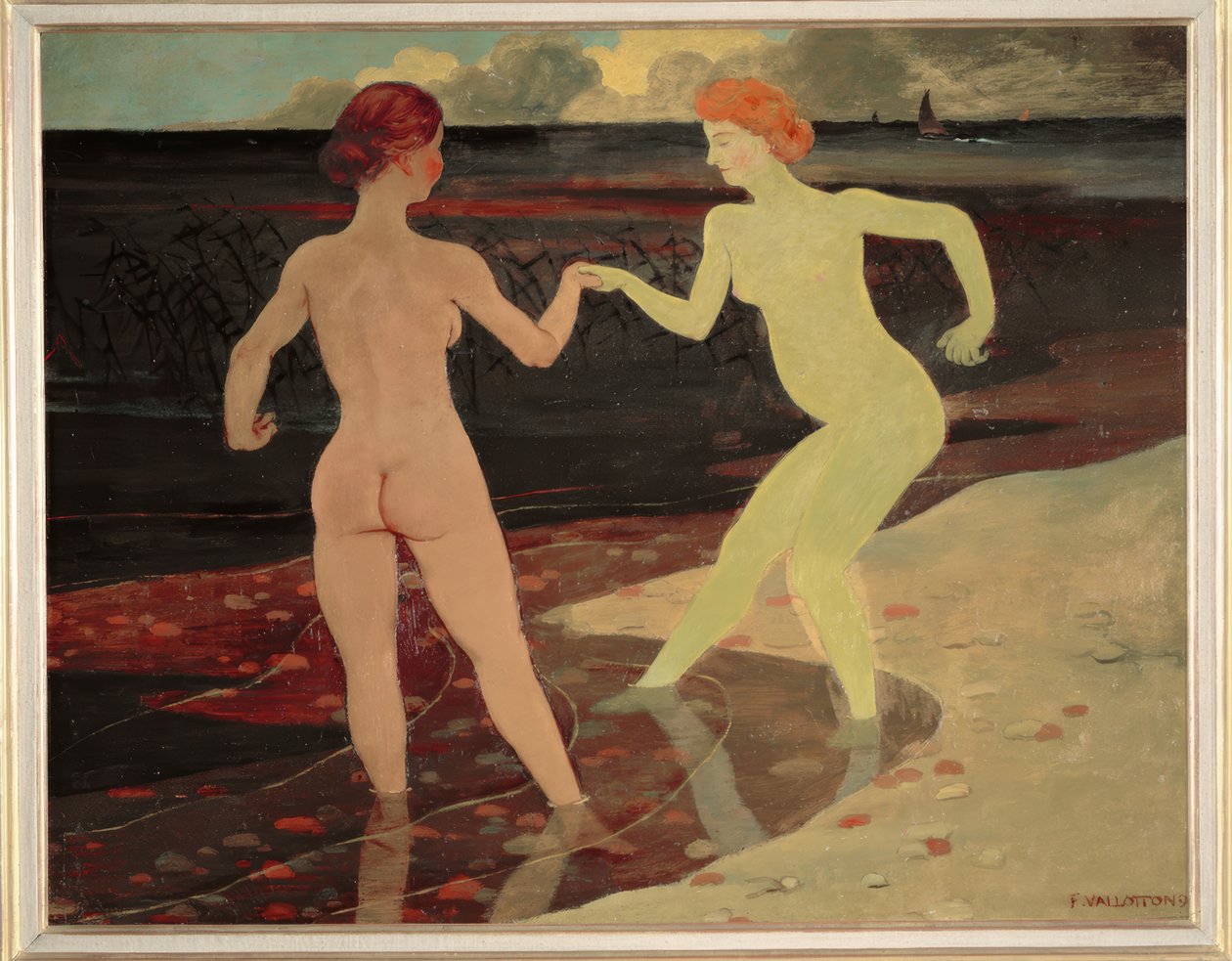 A amante e o servo de Felix Edouard Vallotton