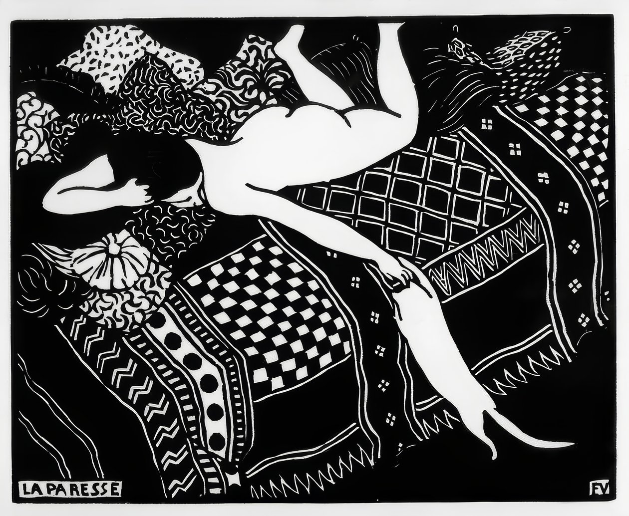 Preguiça de Felix Edouard Vallotton