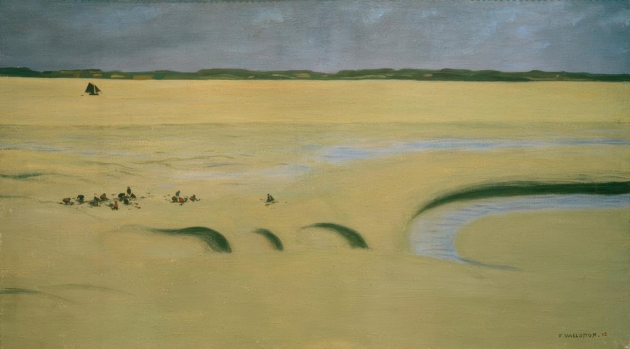 O vaso, céu tempestuoso de Felix Edouard Vallotton