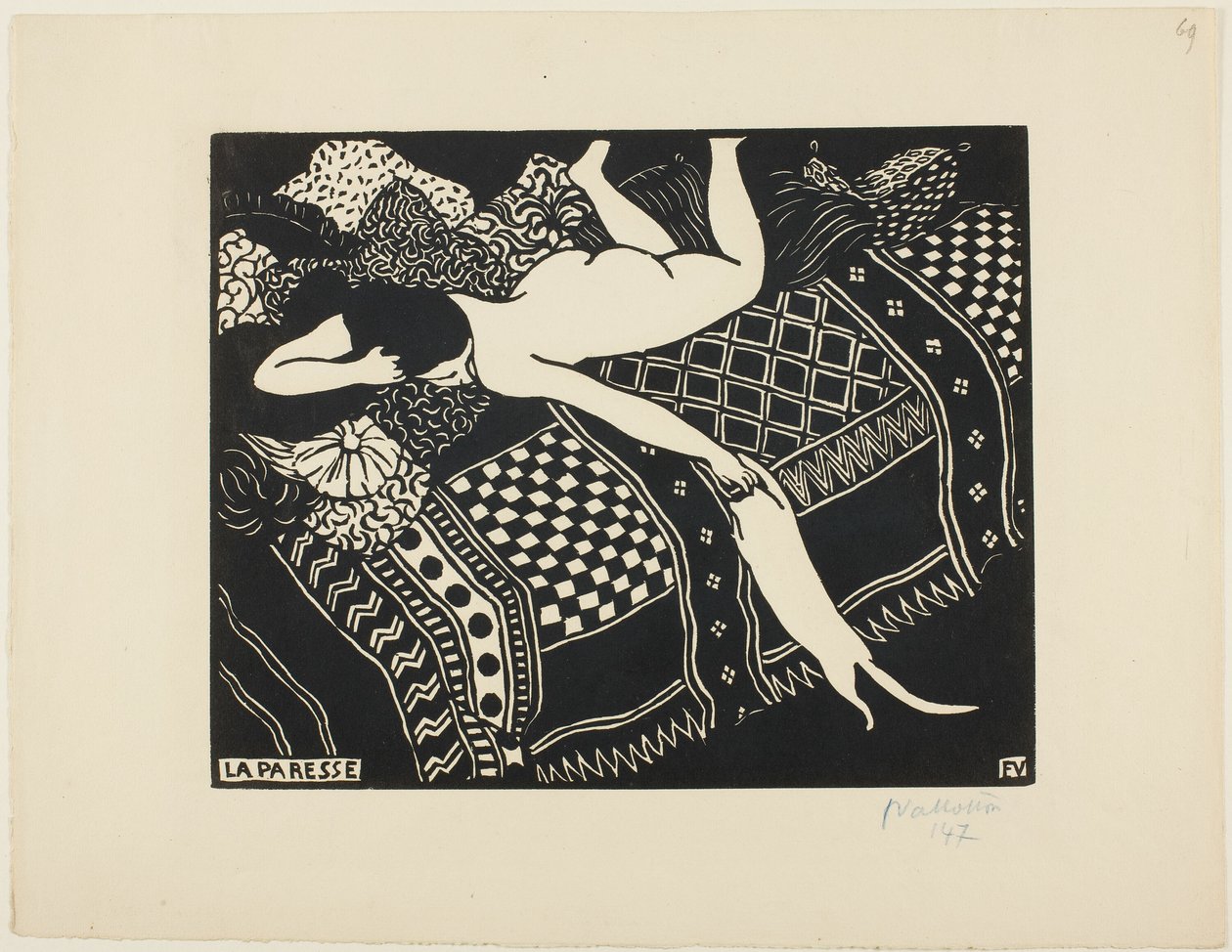 Preguiça de Felix Edouard Vallotton