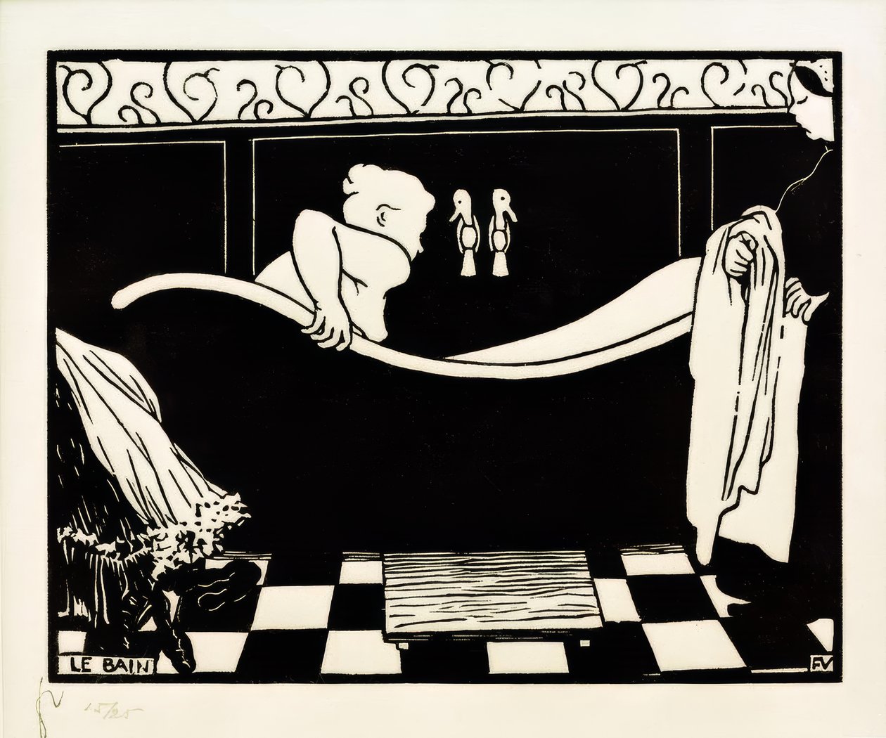 O banho de Felix Edouard Vallotton