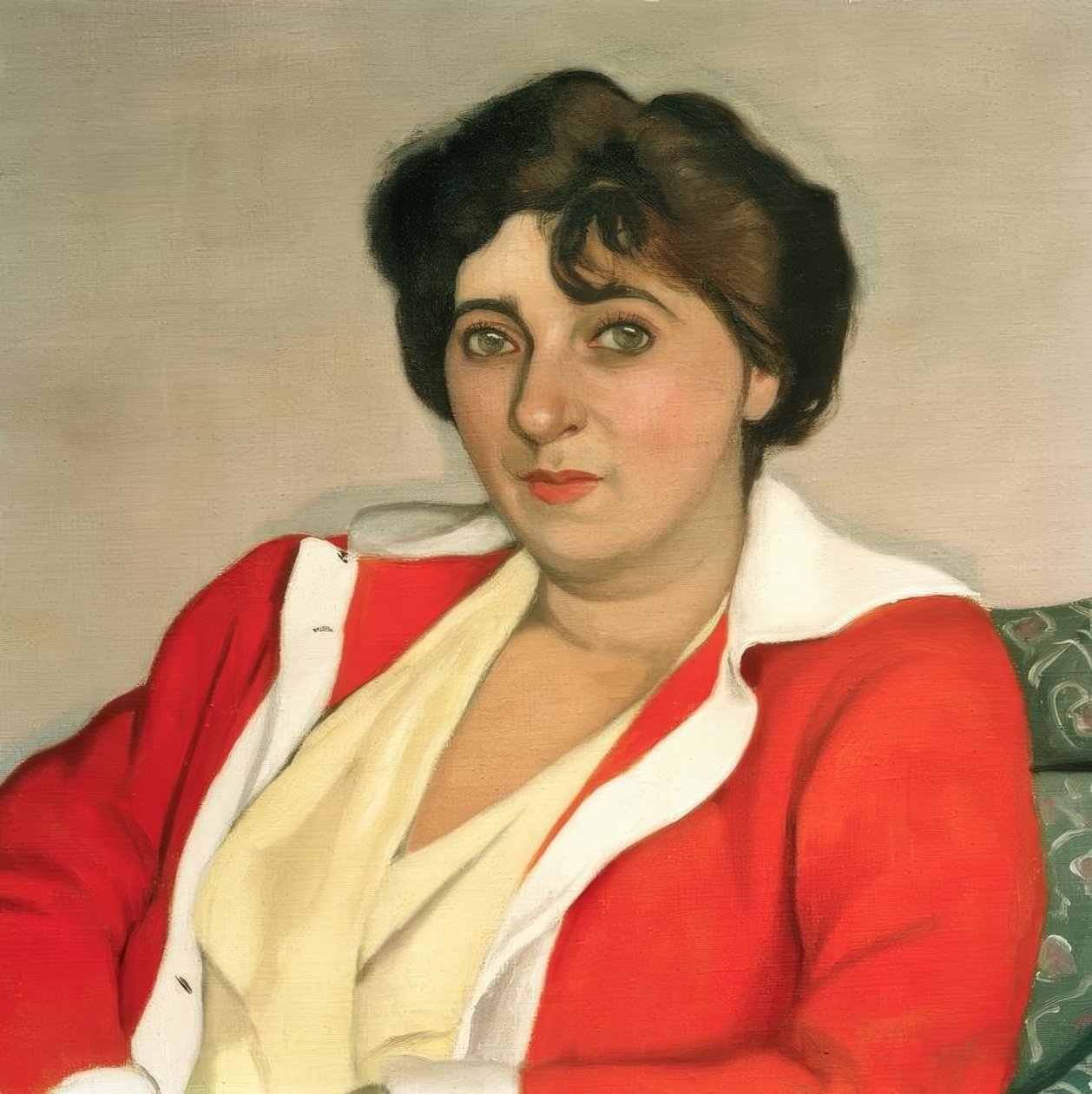 O suéter vermelho de Felix Edouard Vallotton