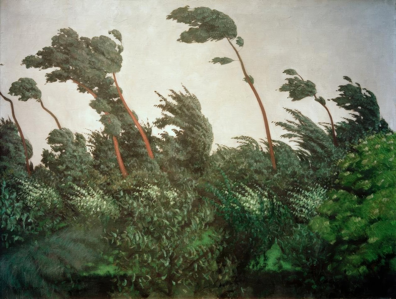 O vento de Felix Edouard Vallotton