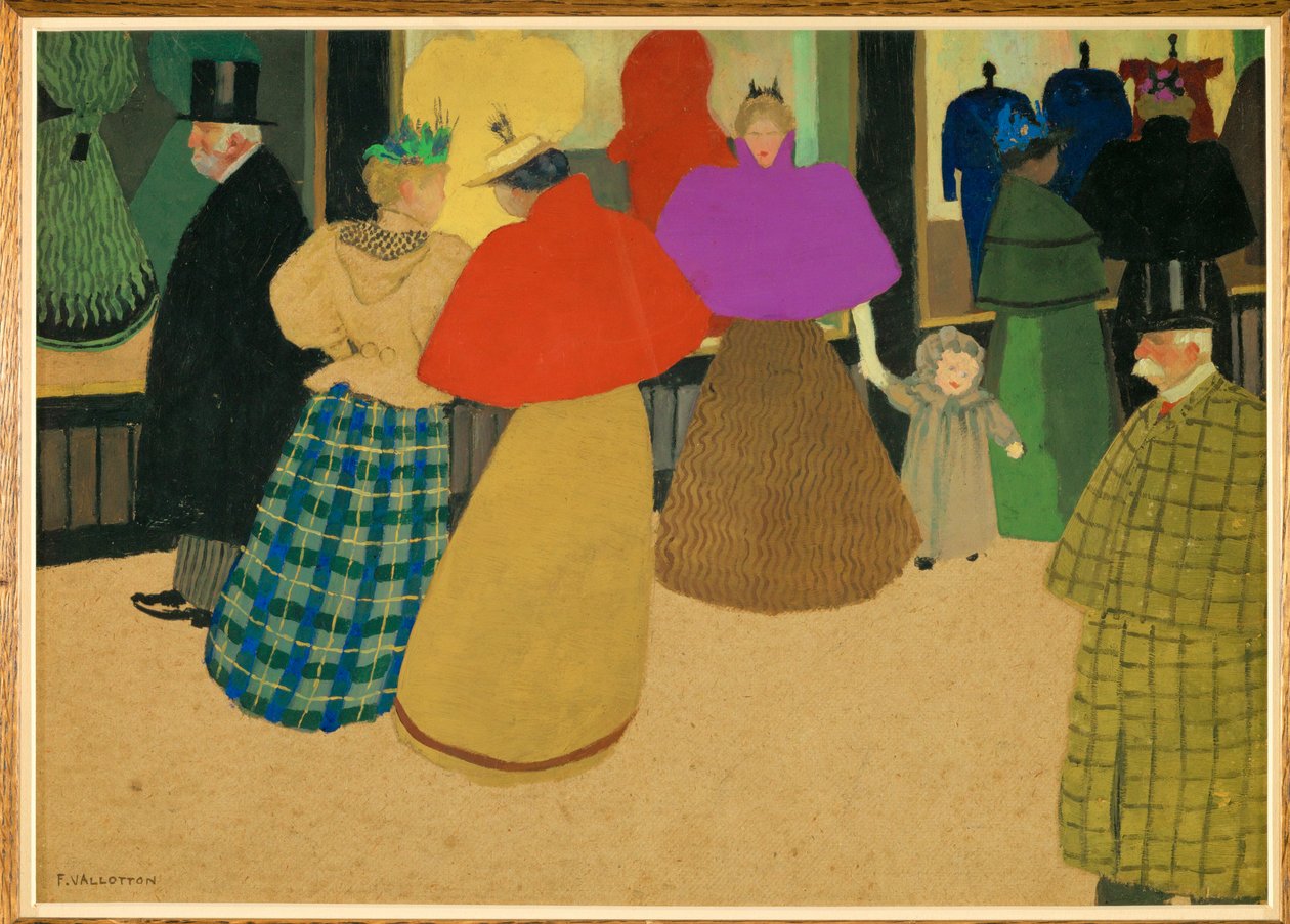 Os Passantes de Felix Edouard Vallotton
