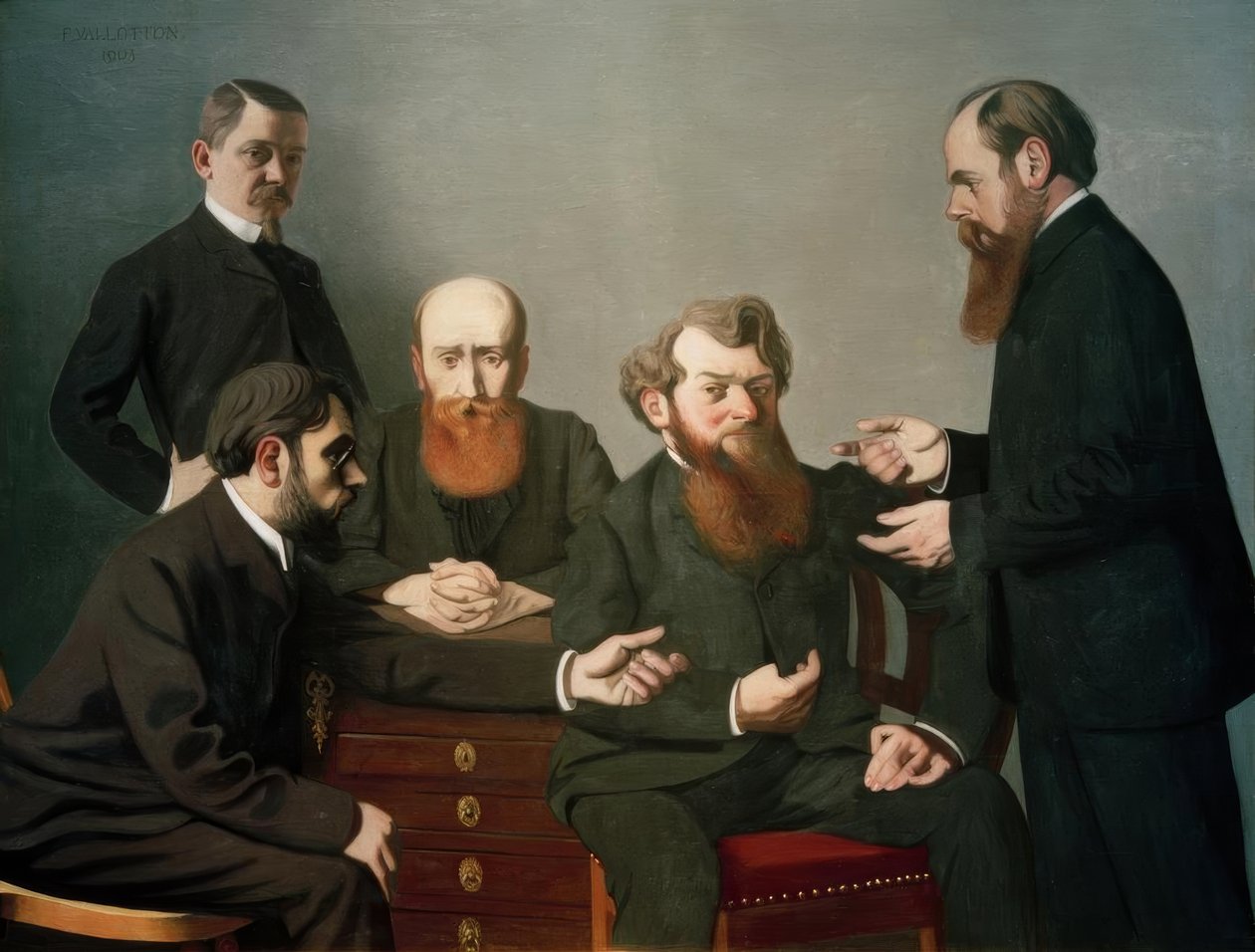 Os cinco pintores de Felix Edouard Vallotton