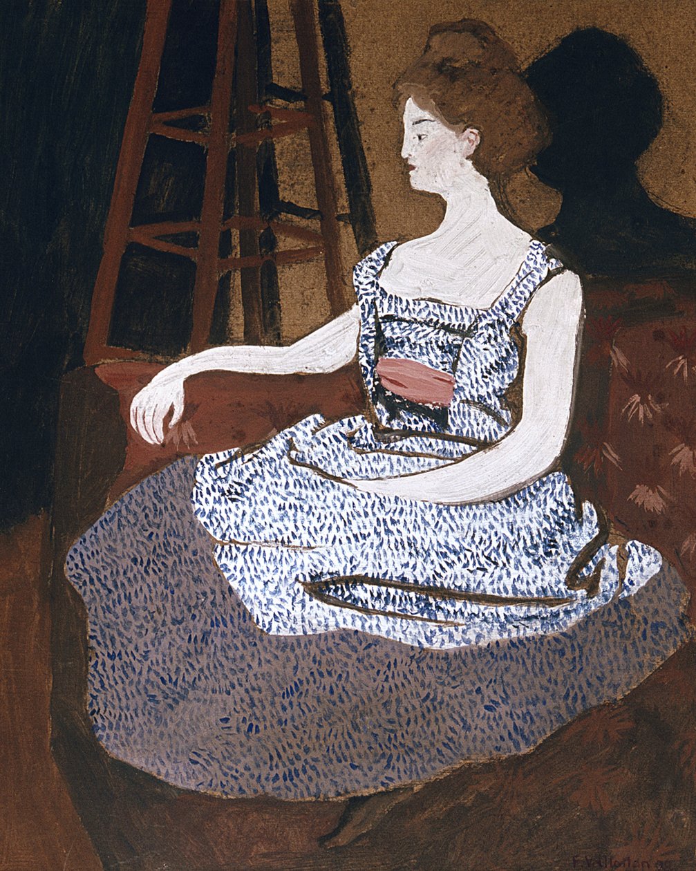 Urso de pelúcia Godebska-Natanson de Felix Edouard Vallotton