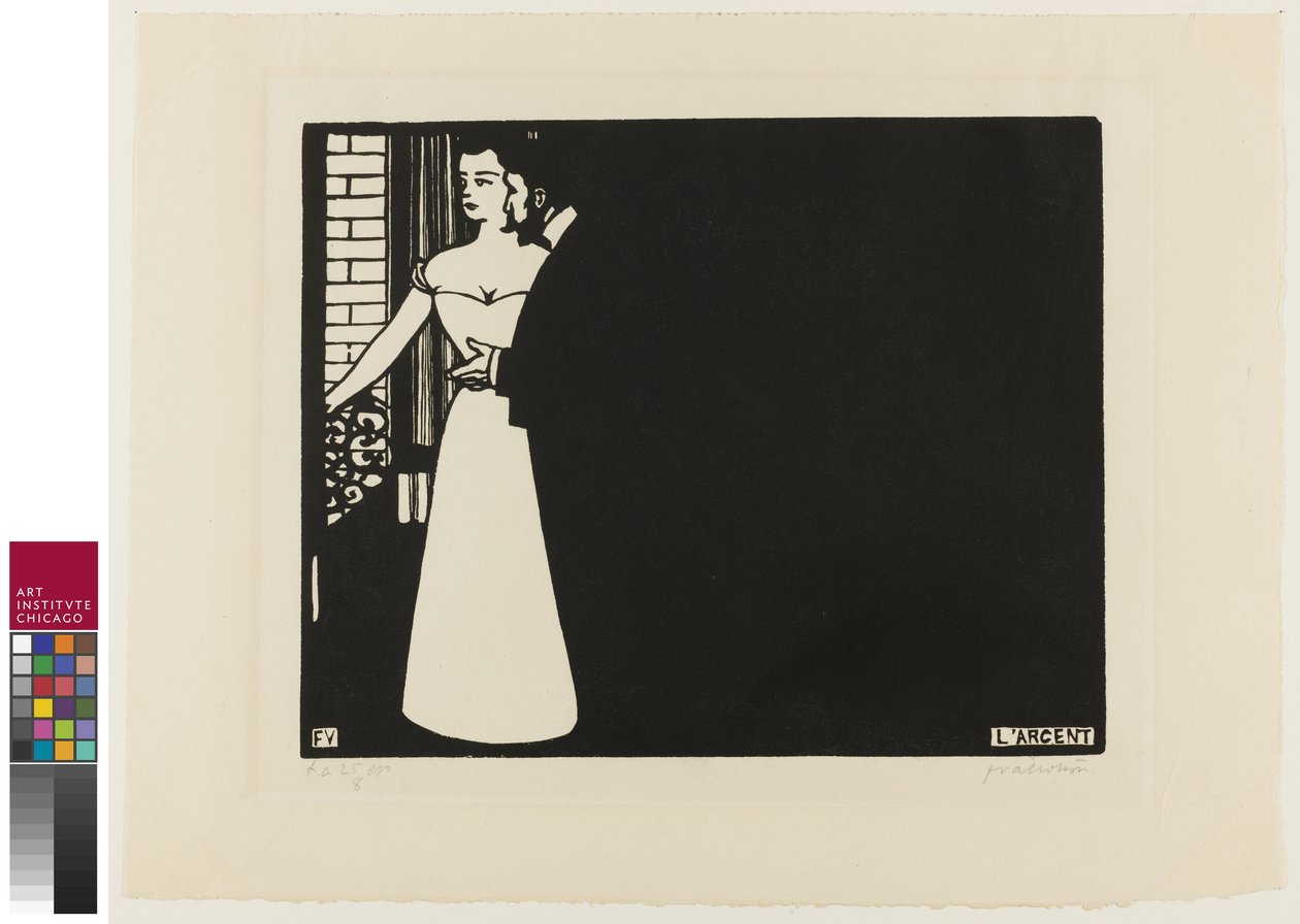 Dinheiro, prato cinco de Intimacies, 1898 de Felix Edouard Vallotton