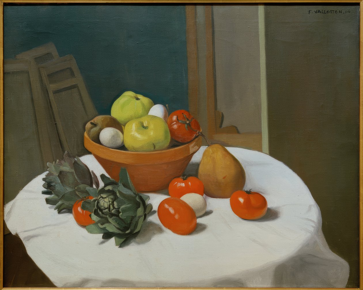 Frutas e legumes de Felix Edouard Vallotton