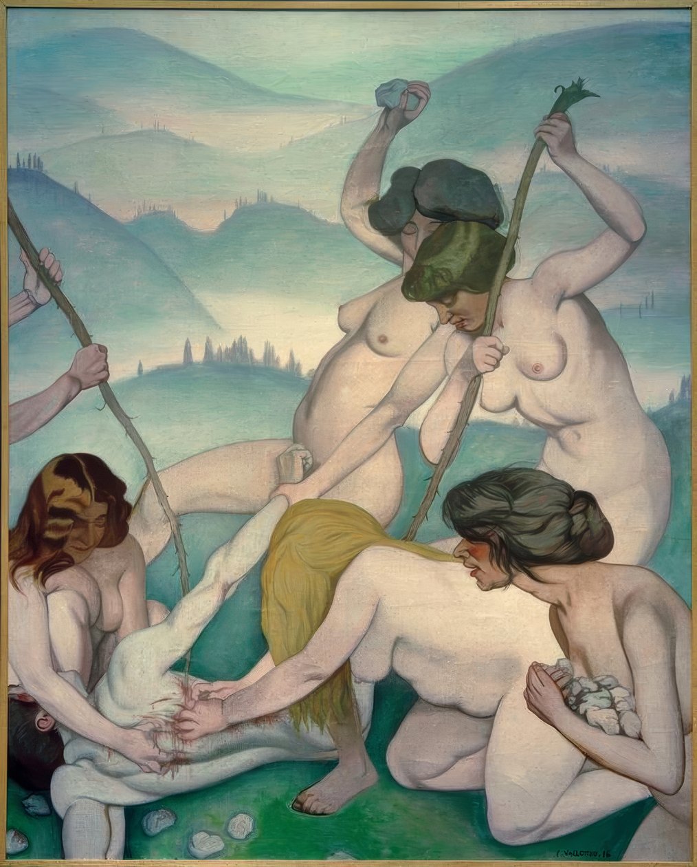 Orfeu desmembrou de Felix Edouard Vallotton