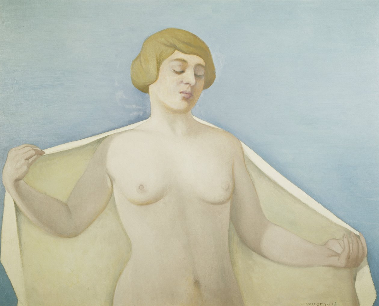 Fora do banho; Saindo do banho, 1914 de Felix Edouard Vallotton