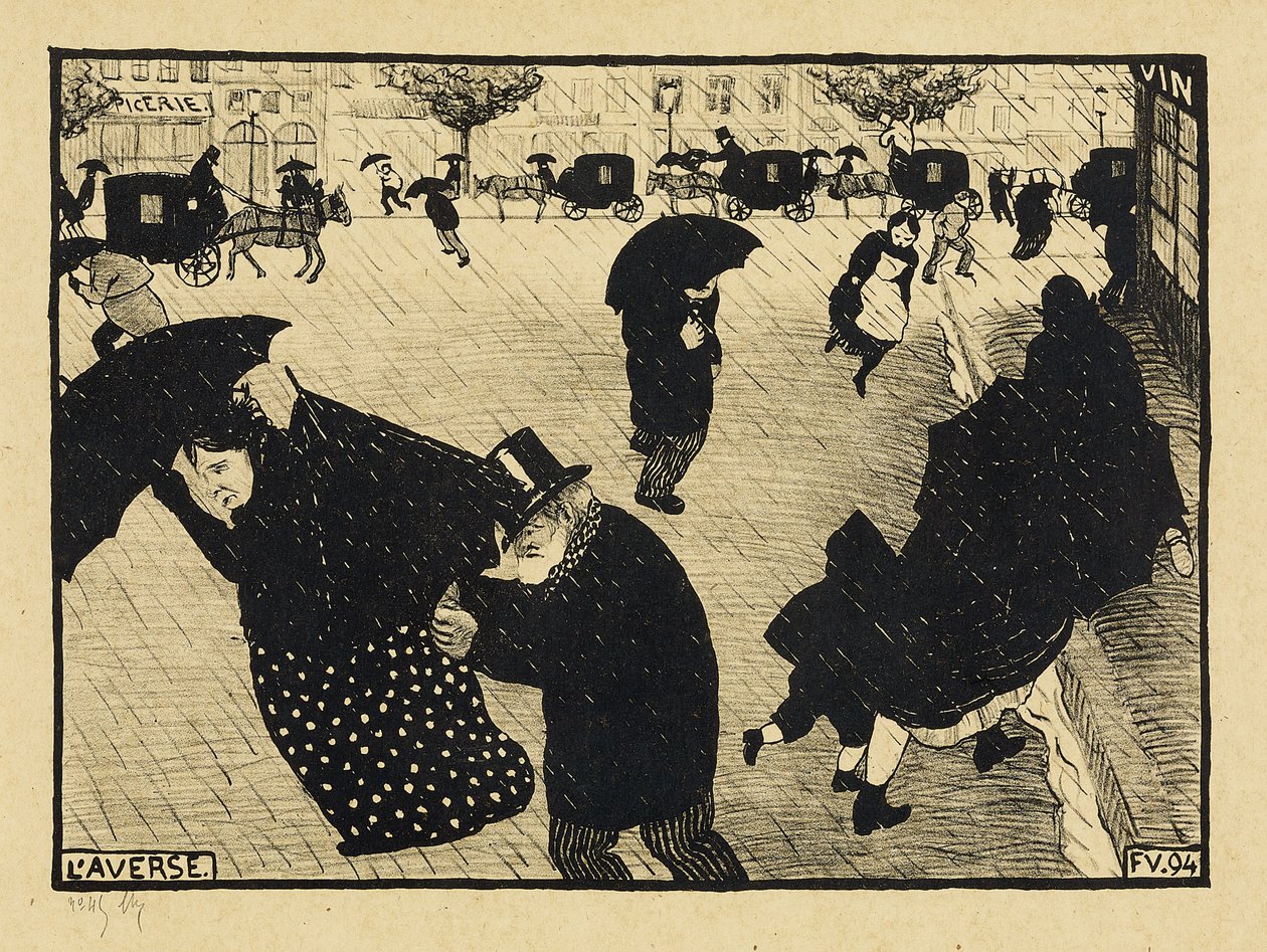Paris Intense, 1893-94 de Felix Edouard Vallotton