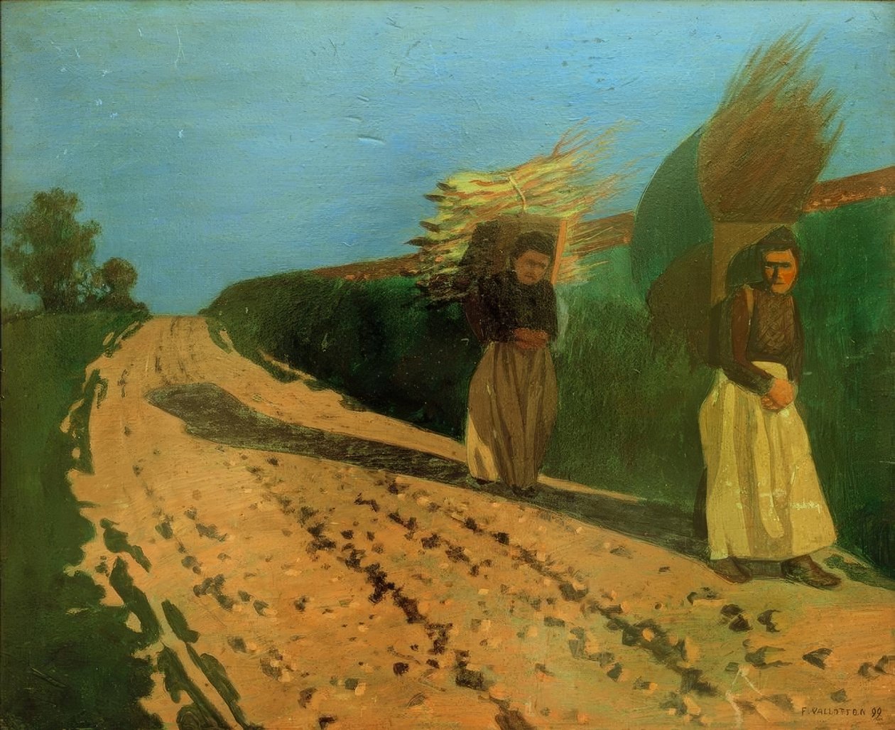 Portadores de bichas de Felix Edouard Vallotton