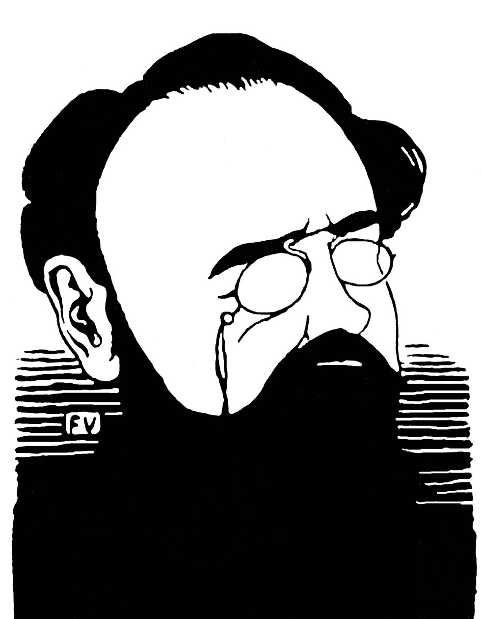 Retrato de Emile Zola (1840-1902), escritor francês. Gravura de Felix Edouard Vallotton (1865-1925) de Felix Edouard Vallotton