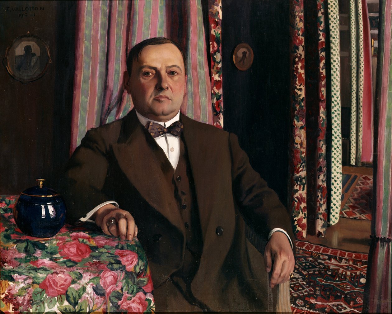 Retrato de Georges Haasen, 1913 de Felix Edouard Vallotton