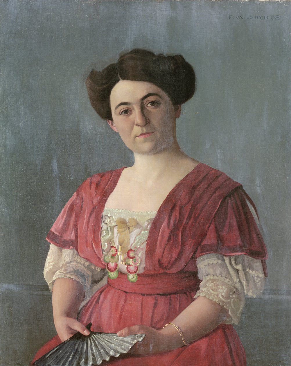 Retrato de Mme Haasen, 1908 de Felix Edouard Vallotton
