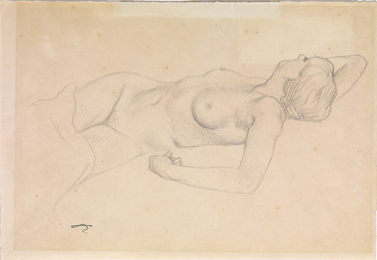 Nu reclinado de Felix Edouard Vallotton