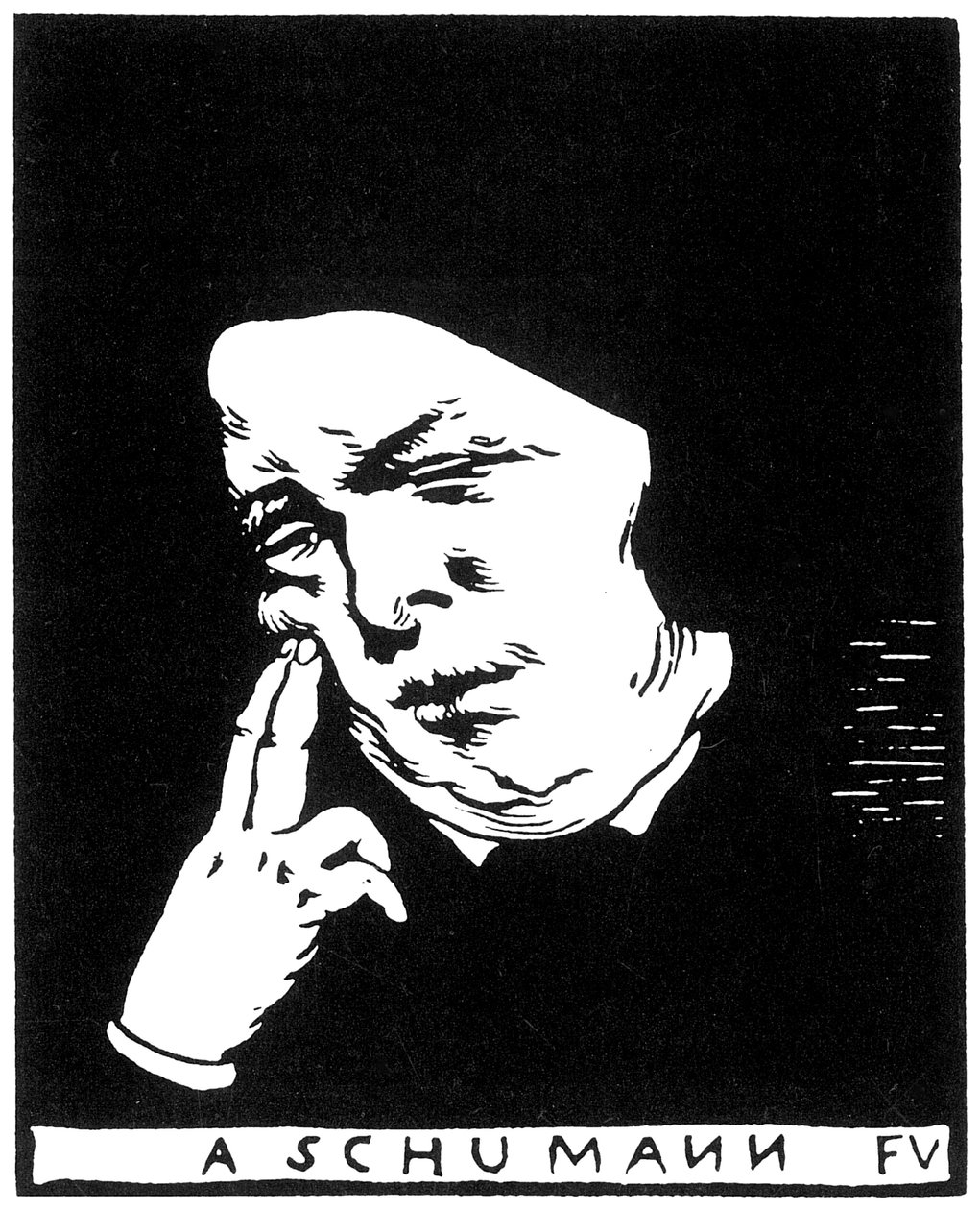 Robert Schumann 1810-1856, 1893. de Felix Edouard Vallotton