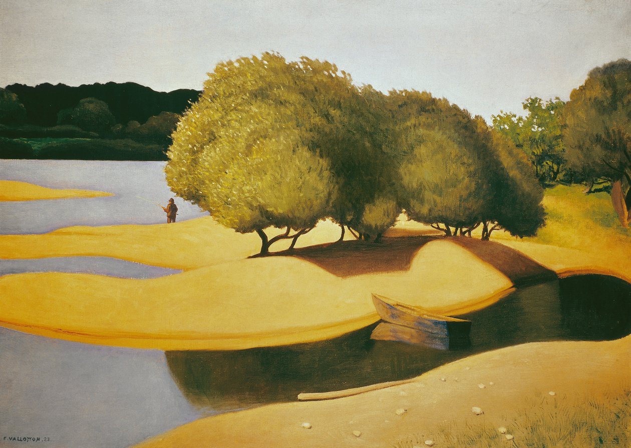 Areias à beira do Loire de Felix Edouard Vallotton