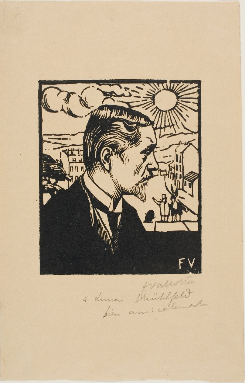 Auto-retrato de Felix Edouard Vallotton