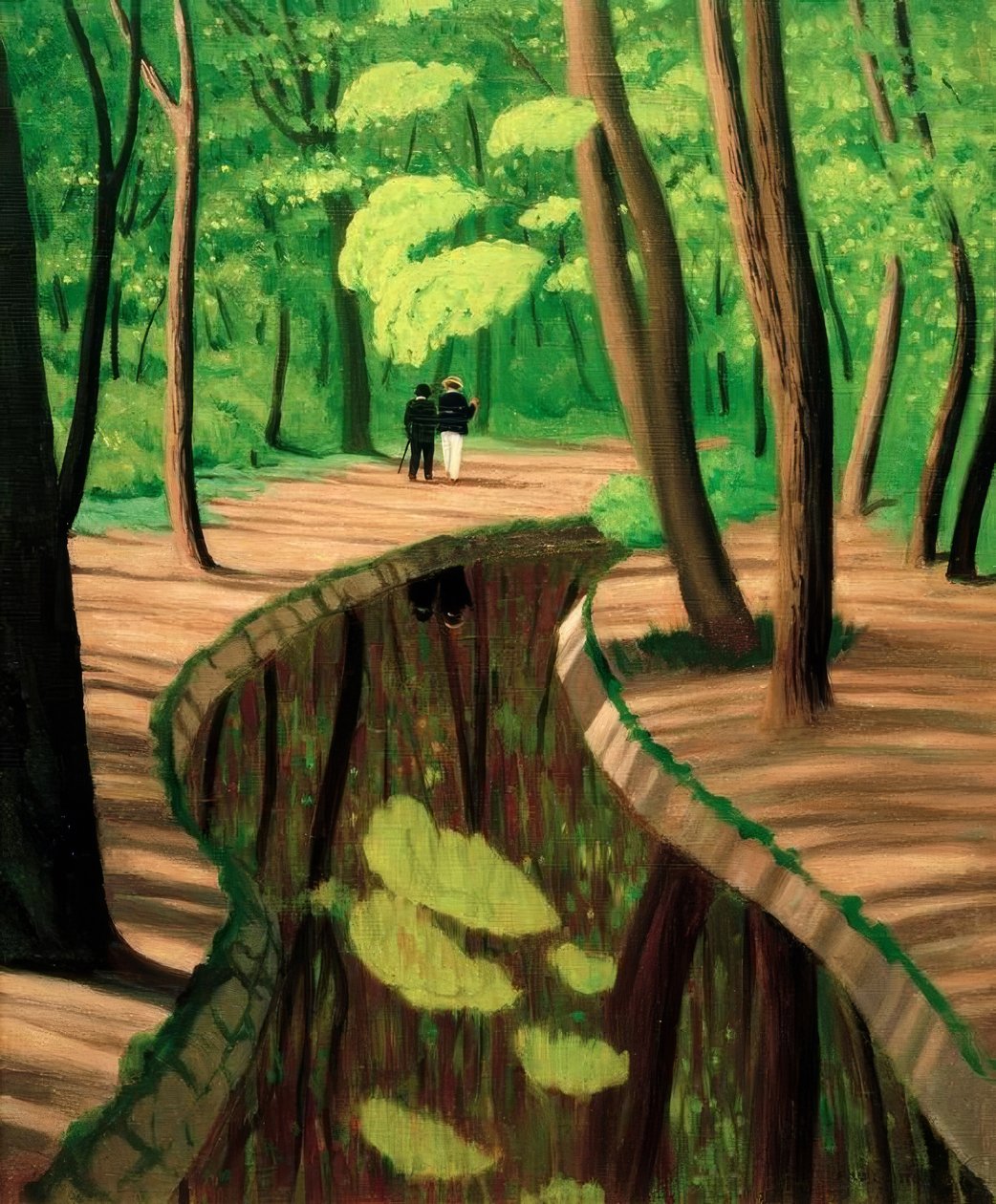 Sousbois, Bois de Boulogne de Felix Edouard Vallotton