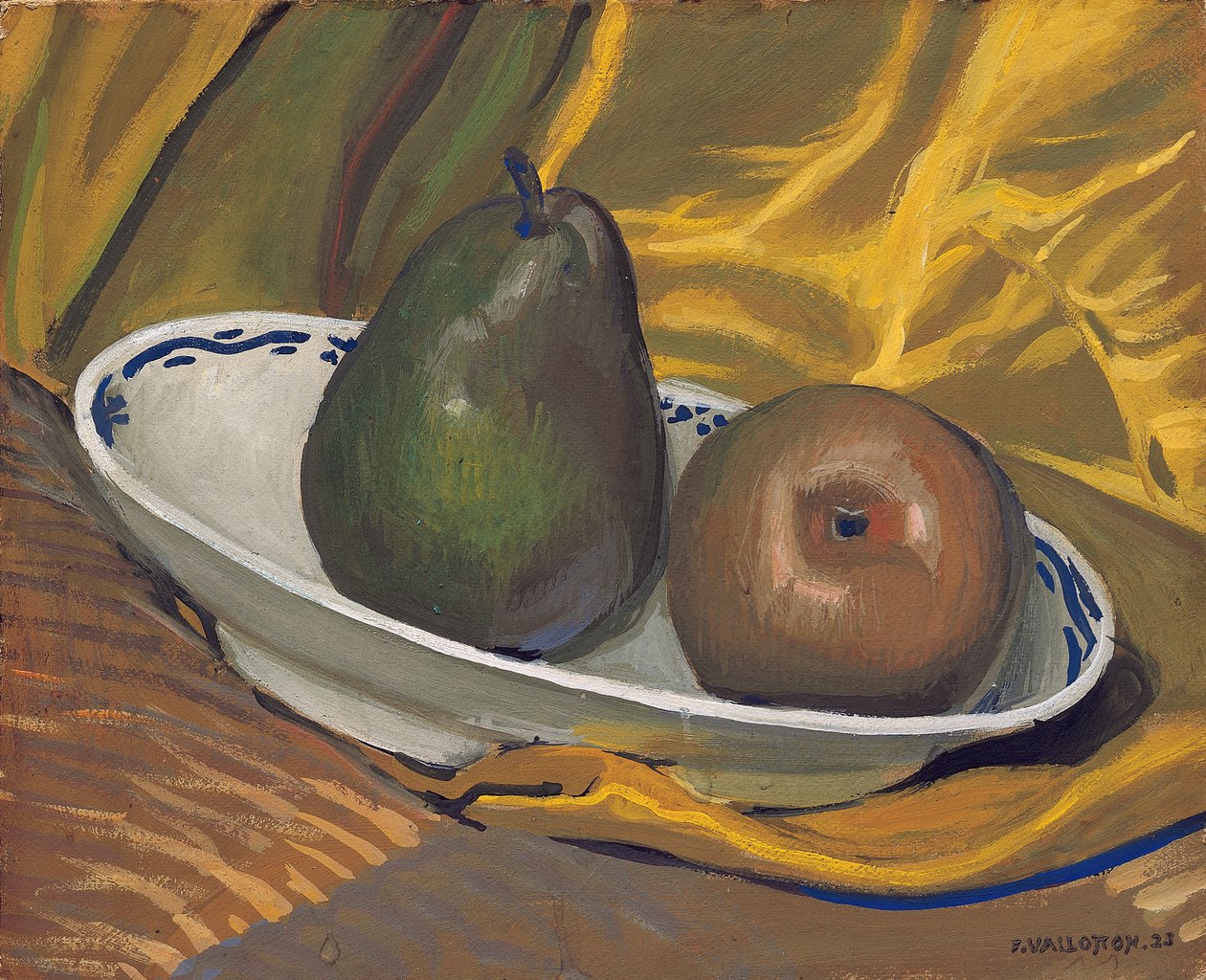 Ainda vida com peras, 1921 de Felix Edouard Vallotton