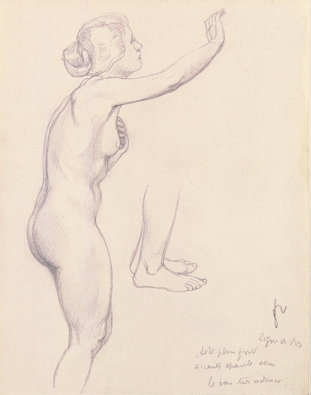 Estudo para Perseu e Andrômeda, 1918 de Felix Edouard Vallotton