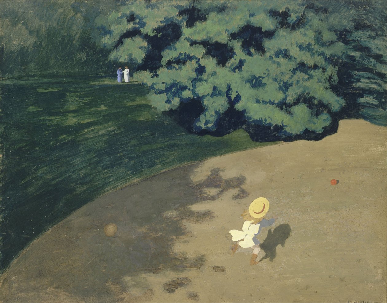 A bola, 1899 de Felix Edouard Vallotton