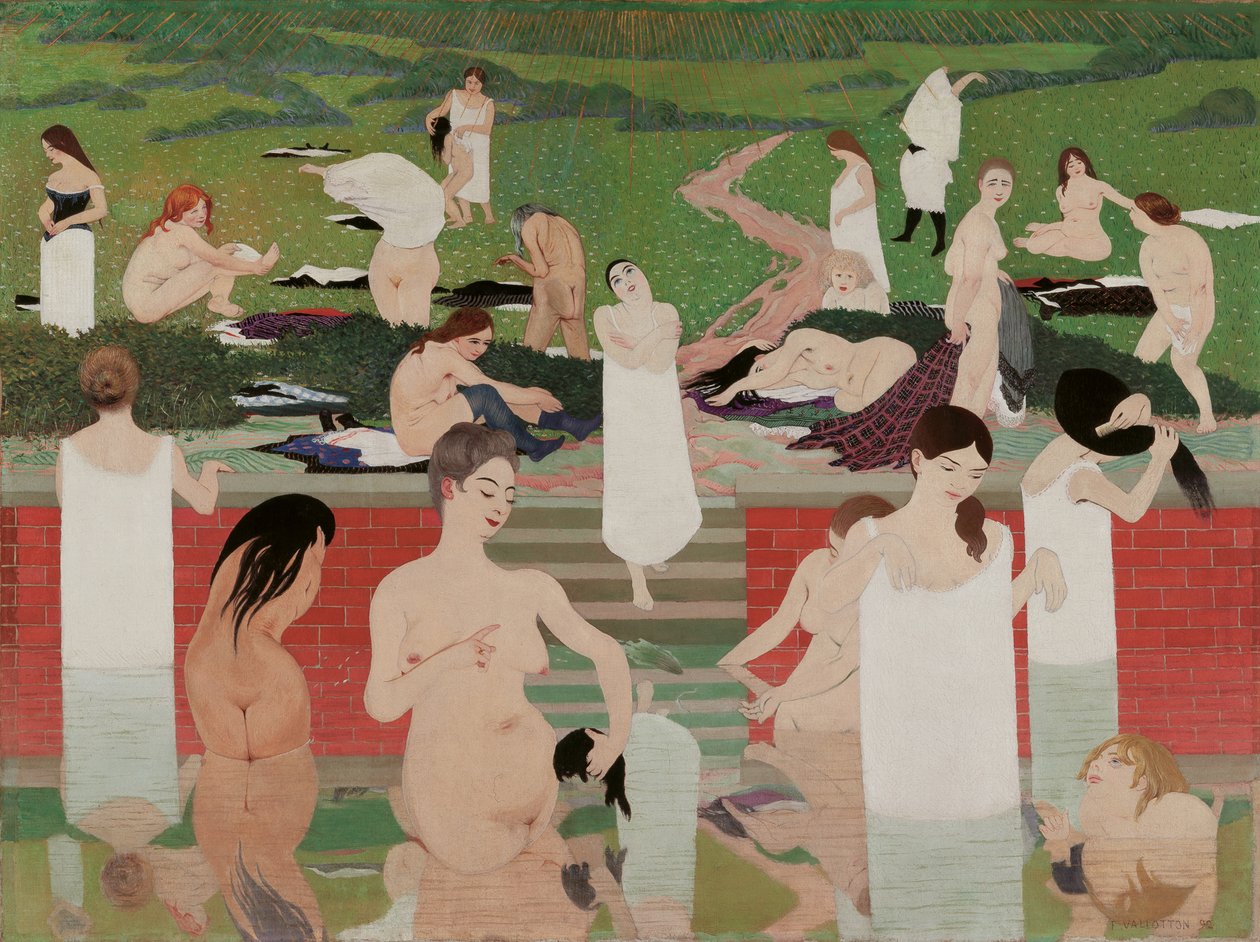 O Banho: Noite de Verão O Banho, Noite de Verão, 1892-1893 de Felix Edouard Vallotton